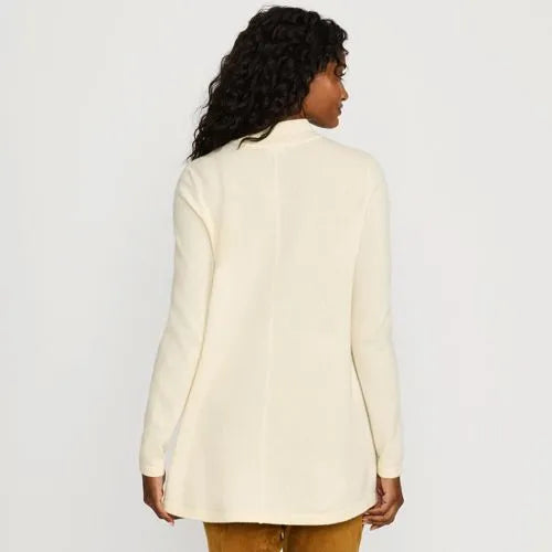 Women's Cashmere Mock Neck Swing Tunic Sweater