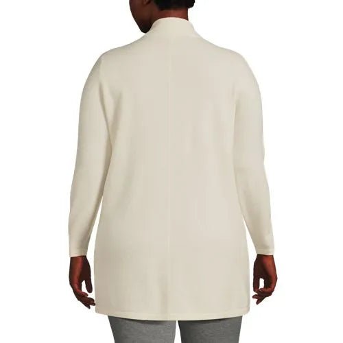 Women's Cashmere Mock Neck Swing Tunic Sweater