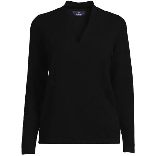 Women's Cashmere Long Sleeve Wrap Sweater