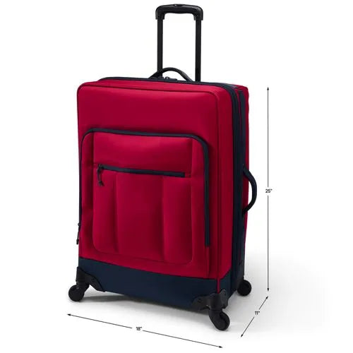 Travel Checked Rolling Luggage Bag
