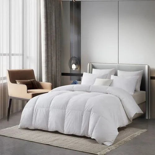 Serta All Seasons Cotton Blend European Down Comforter