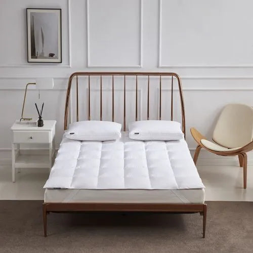 Beautyrest Cotton Blend Feather and Down Fiber Mattress Topper