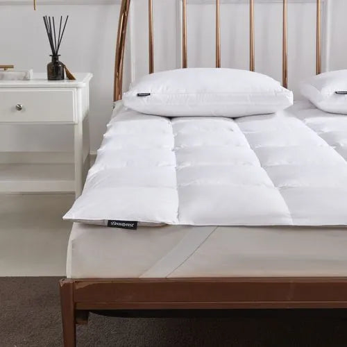 Beautyrest Cotton Blend Feather and Down Fiber Mattress Topper