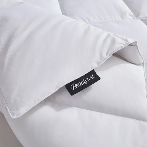 Beautyrest Cotton Blend Feather and Down Fiber Mattress Topper
