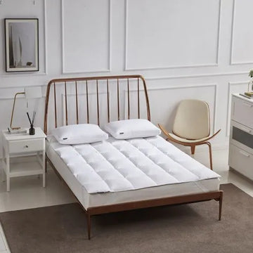 Beautyrest Cotton Blend Feather and Down Fiber Mattress Topper