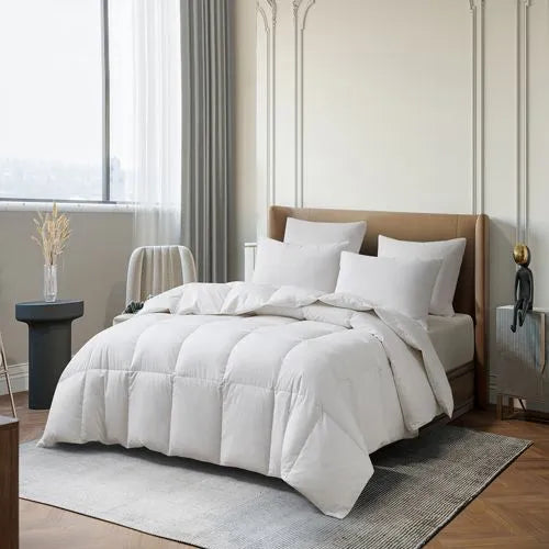 Martha Stewart All Season Cotton Blend Goose Down Fiber Comforter