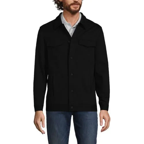 Men's Ponte Shirt Jacket