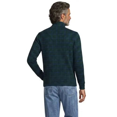 Men's Bedford Rib Casual Quarter Zip Pullover Sweater