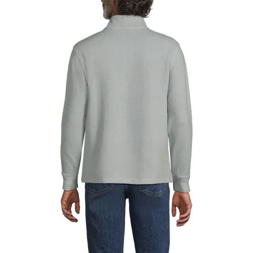 Men's Bedford Rib Casual Quarter Zip Pullover Sweater