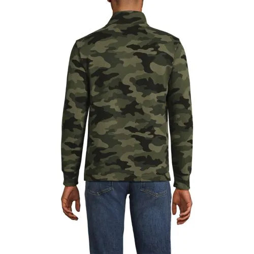 Men's Bedford Rib Casual Quarter Zip Pullover Sweater