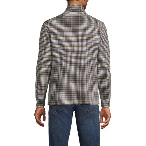 Men's Bedford Rib Casual Quarter Zip Pullover Sweater