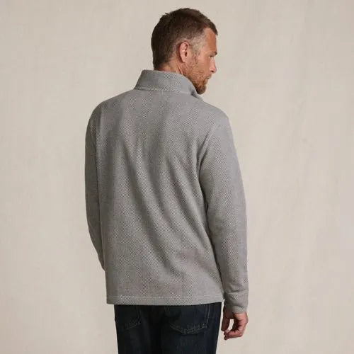 Men's Bedford Rib Casual Quarter Zip Pullover Sweater