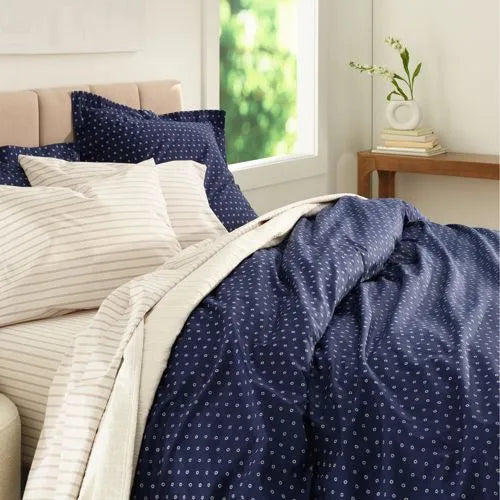 300 Thread Count Cotton Smooth Percale Printed Comforter