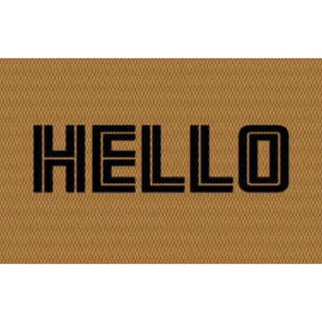 Matterly Neighburly Doormat Hello