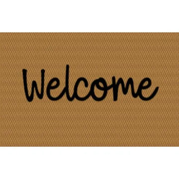 Matterly Neighburly Doormat Script Welcome