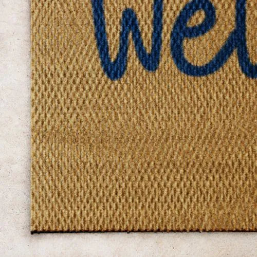 Matterly Neighburly Doormat Script Welcome