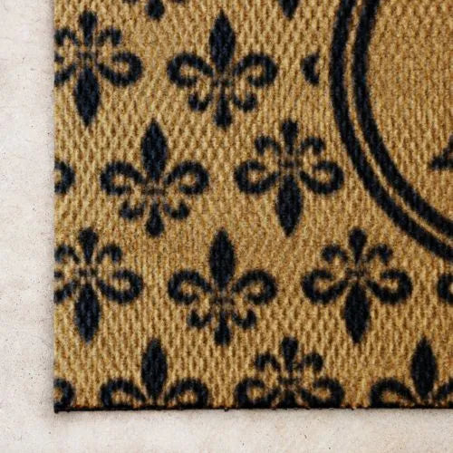 Matterly Neighburly Monogrammed Doormat Fleur Field
