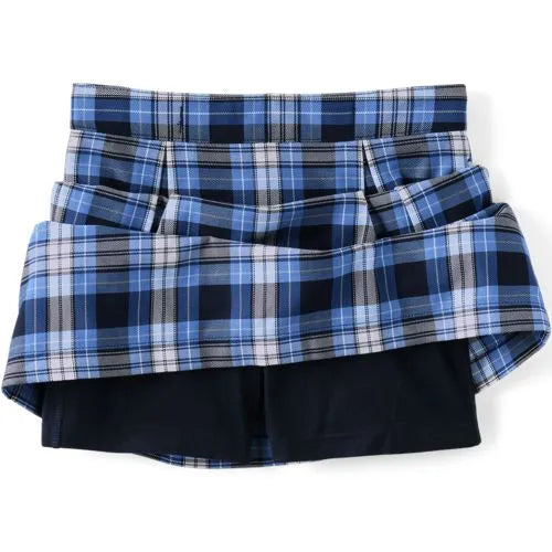 Girls Plaid Skort Top of Knee