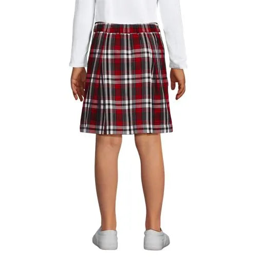 Girls Plaid Skort Top of Knee