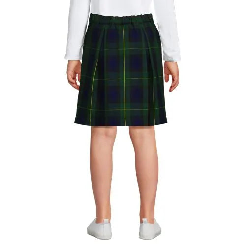 Girls Plaid Skort Top of Knee