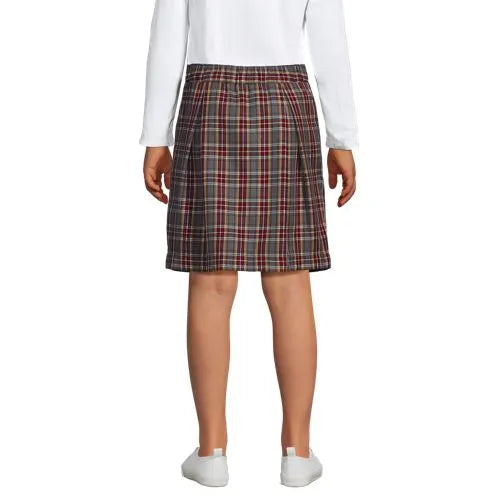 Girls Plaid Skort Top of Knee