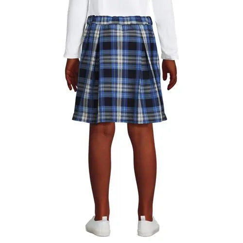 Girls Plaid Skort Top of Knee