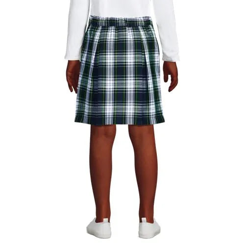 Girls Plaid Skort Top of Knee