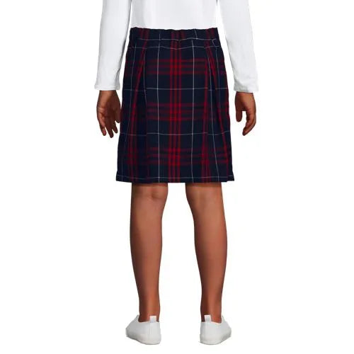 Girls Plaid Skort Top of Knee