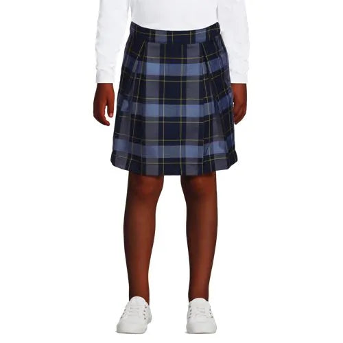 Girls Plaid Skort Top of Knee