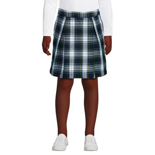 Girls Plaid Skort Top of Knee