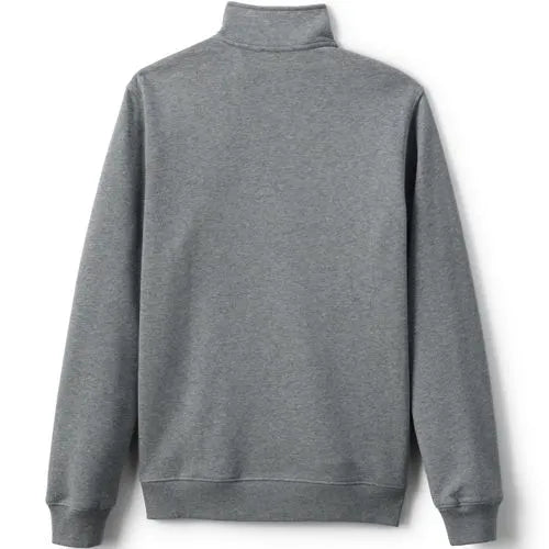 Unisex Long Sleeve Quarter Zip Mock Neck Sweatshirt