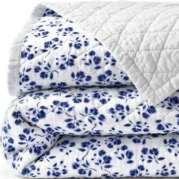 Printed Diamond Double Voile Quilt