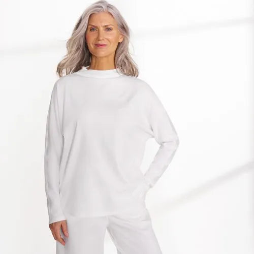 Women's Sport Knit Funnel Neck Top