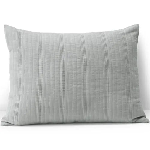 Cotton Textured Stripe Bed Pillow Sham