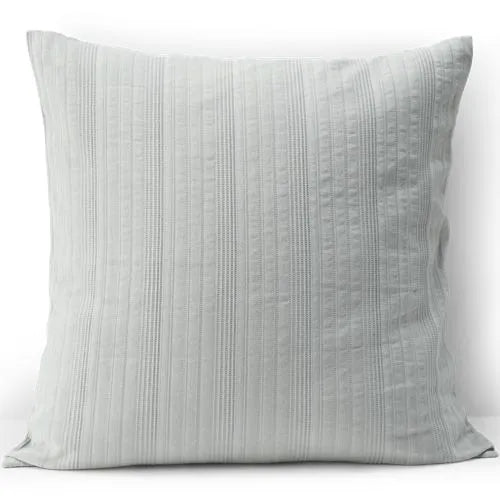 Cotton Textured Stripe Bed Pillow Sham