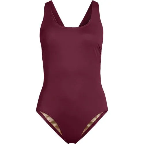 Women's Tugless X-Back One Piece Swimsuit
