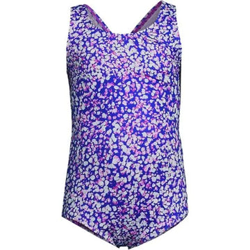 Girls Chlorine Resistant One Piece UPF 50 Swimsuit
