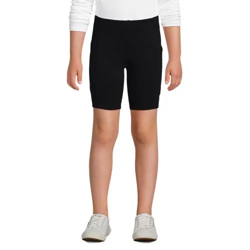 Girls Tough Cotton Bike Short with Pockets