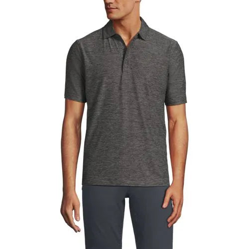 Men's Short Sleeve Flex Performance Pieced Yoke Polo