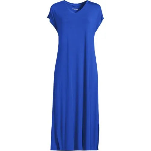 Women's Cooling Cap Sleeve Midi Nightgown