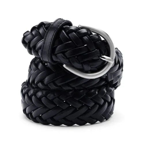 Women's Leather Braided Belt