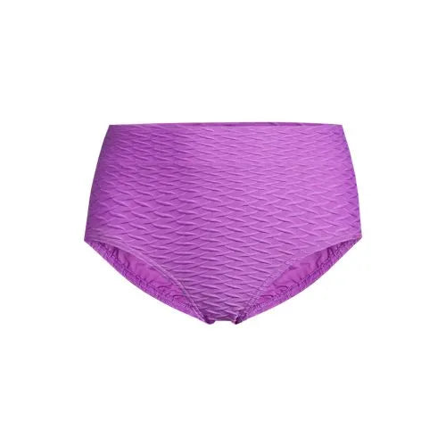 Women's Texture High Waisted Bikini Swim Bottoms