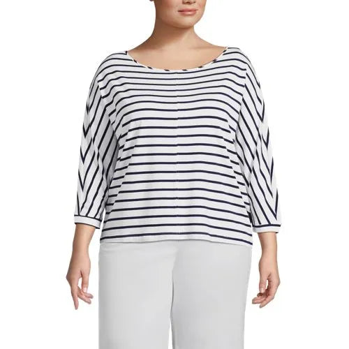 Women's Plus Size Lightweight Jersey Top