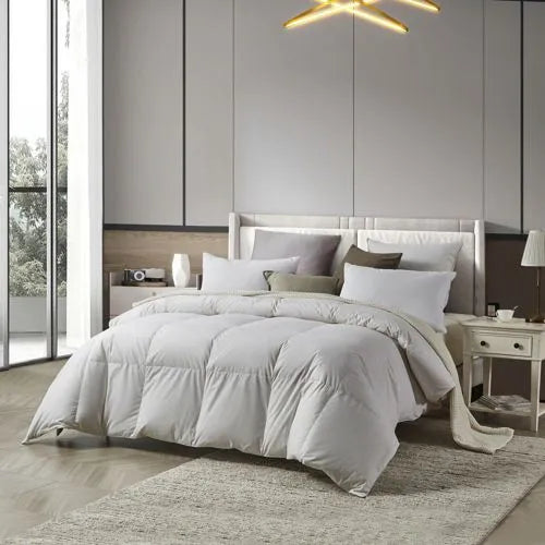 Farm to Home Organic Cotton Premium White Down Comforter