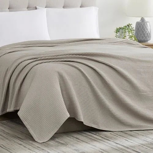 Cannon Heritage Cotton Waffle Weave Bed Blanket