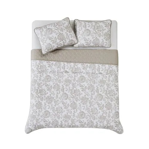 Cannon Sylvana Jacobean Quilt and Sham Set