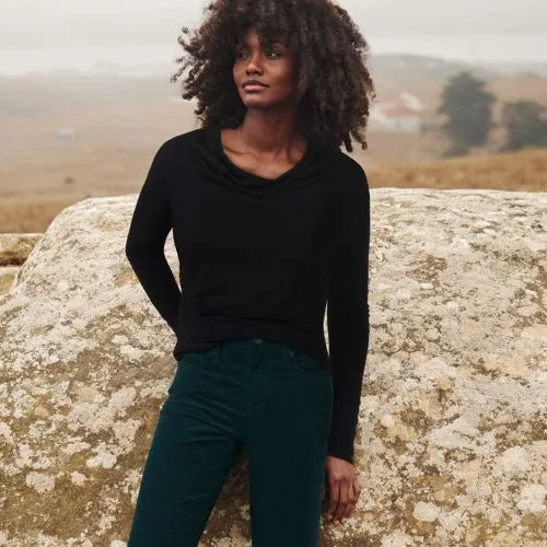 Women's Hacci Knit Top