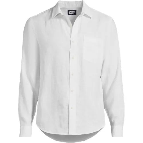 Men's Long Sleeve Linen Shirt