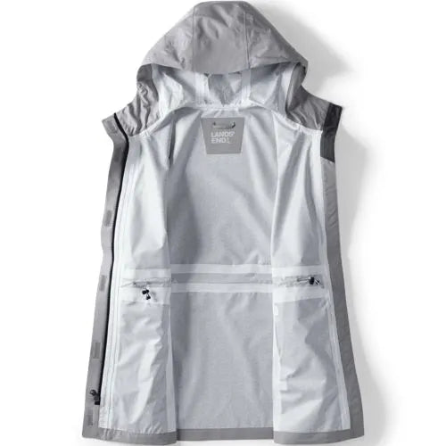 School Uniform Women's Waterproof Hooded Packable Rain Jacket