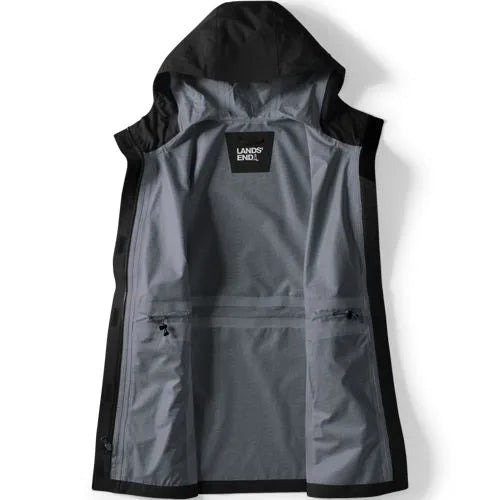 School Uniform Women's Waterproof Hooded Packable Rain Jacket